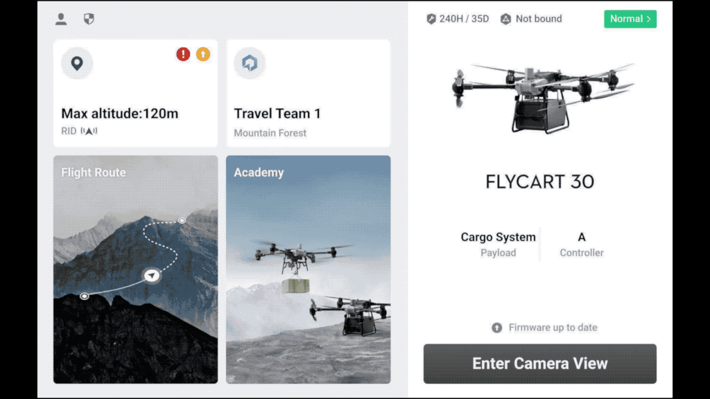 FlyCart 30 - DJI RC Plus + Pilot 2